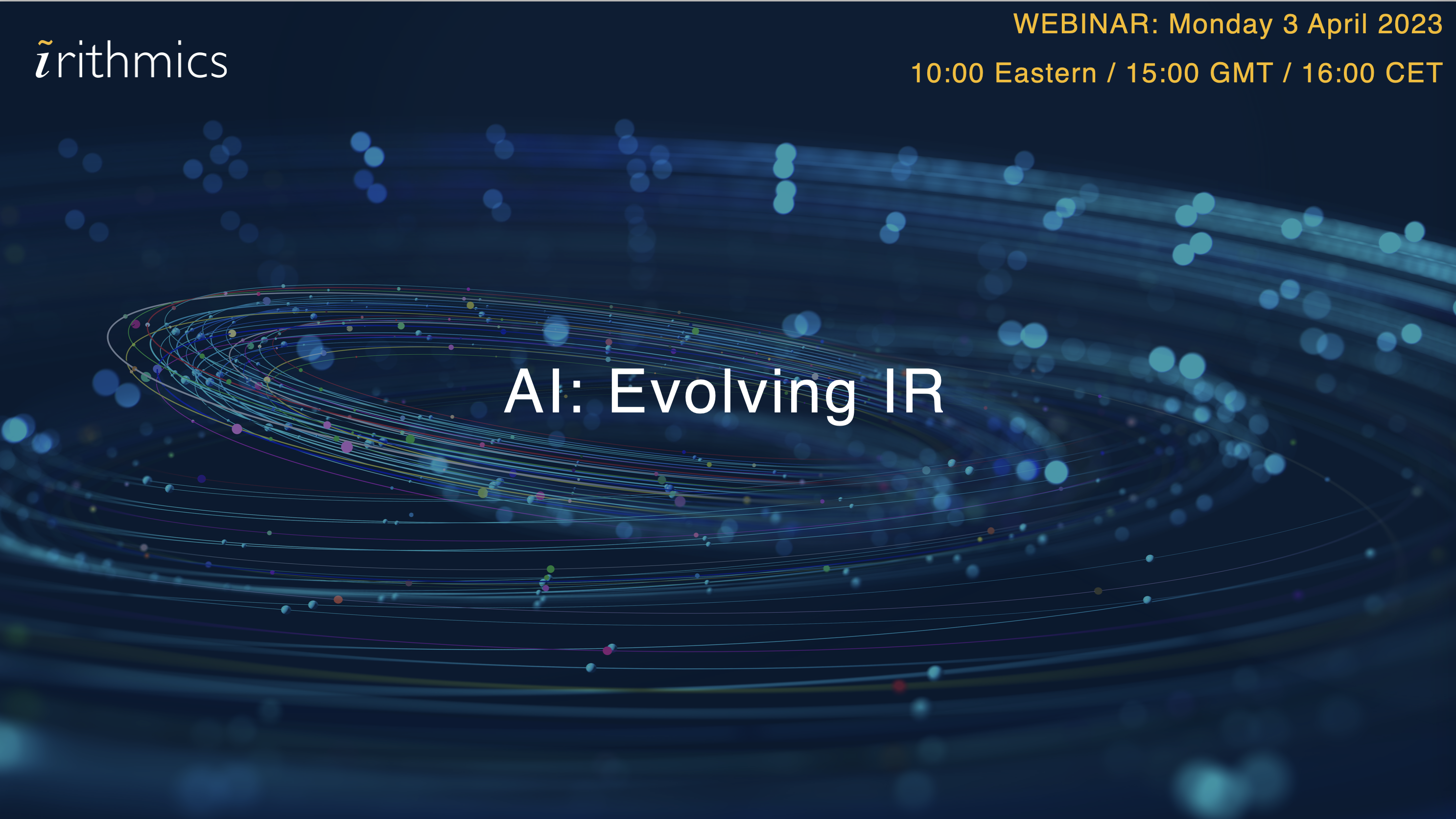 Evolving IR webinar