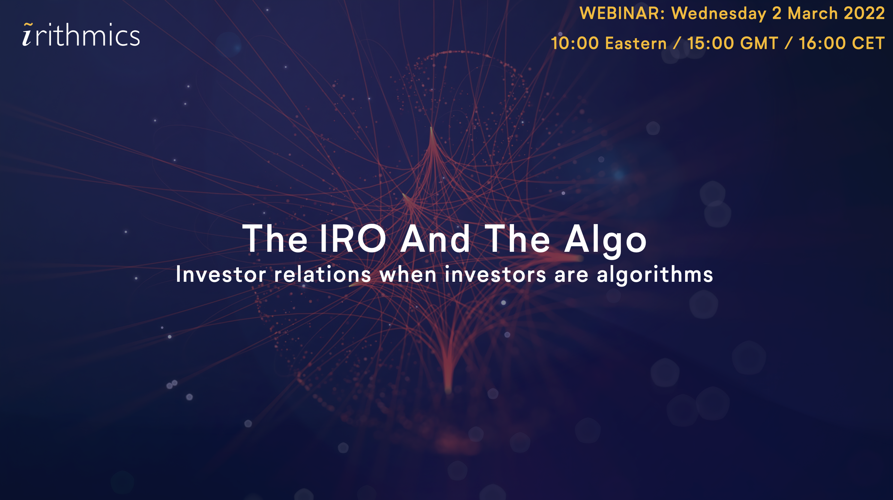 The IRO and The Algo (2 March 2022)